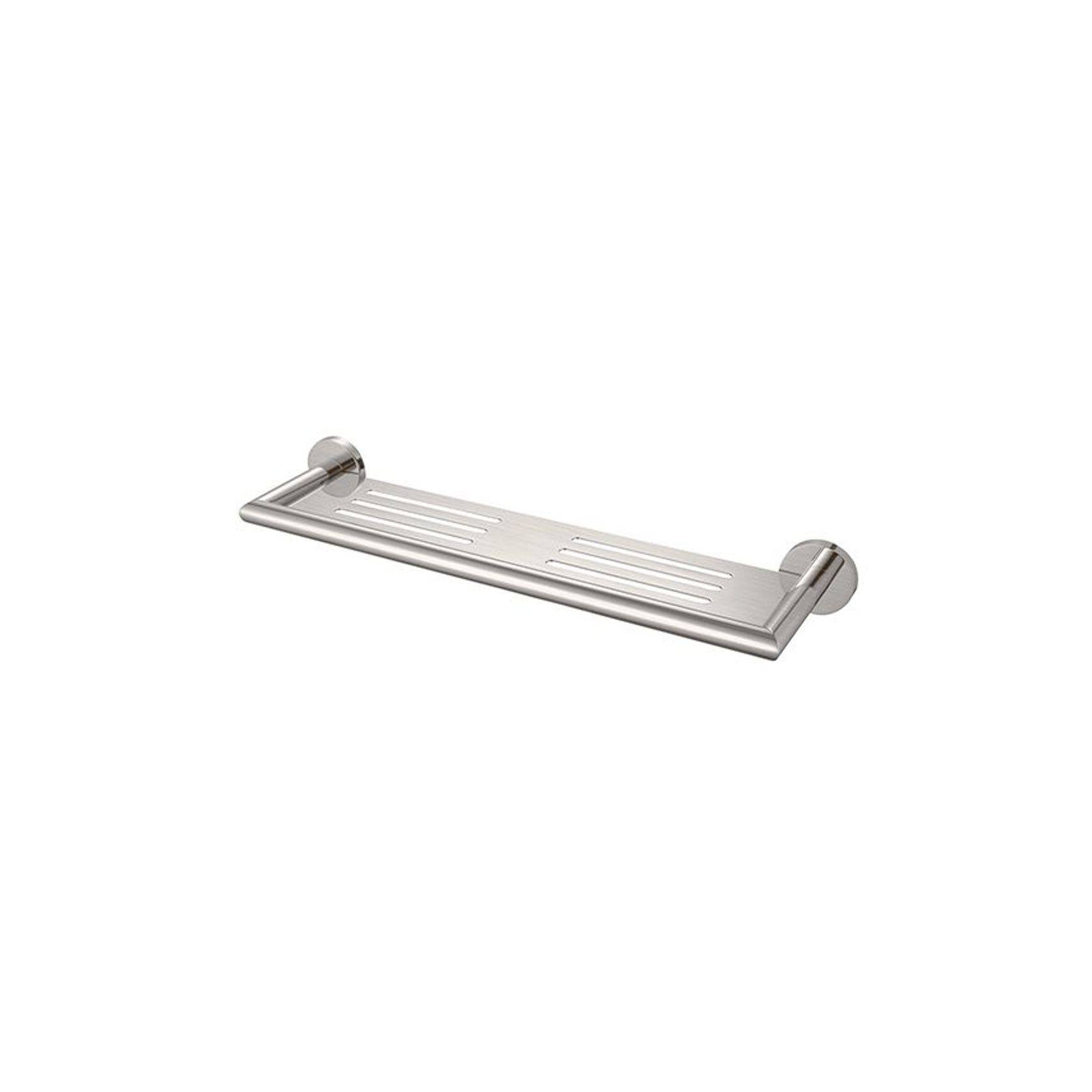 Dolce Metal Shower Shelf Brushed Nickel gallery detail image