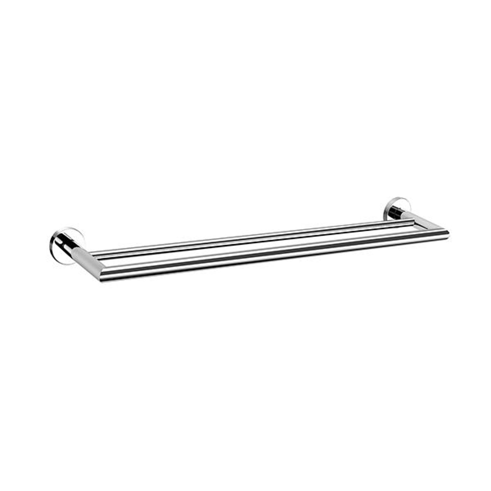 Dolce Double Towel Rail 700mm Chrome gallery detail image