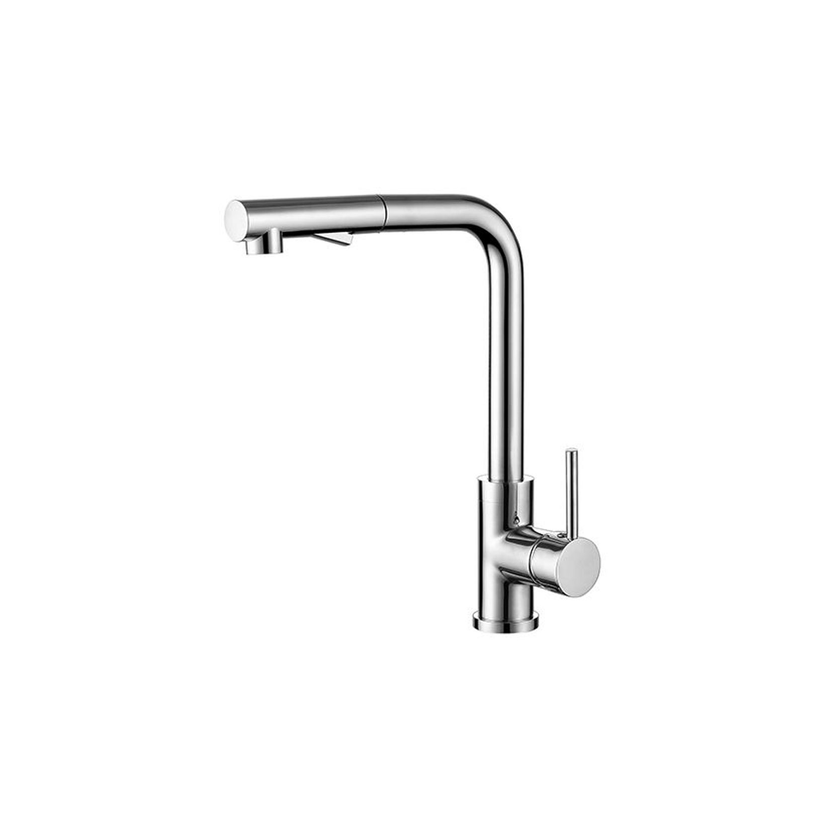 Pull Out Sink Mixer With Vegie Spray Function Chrome gallery detail image