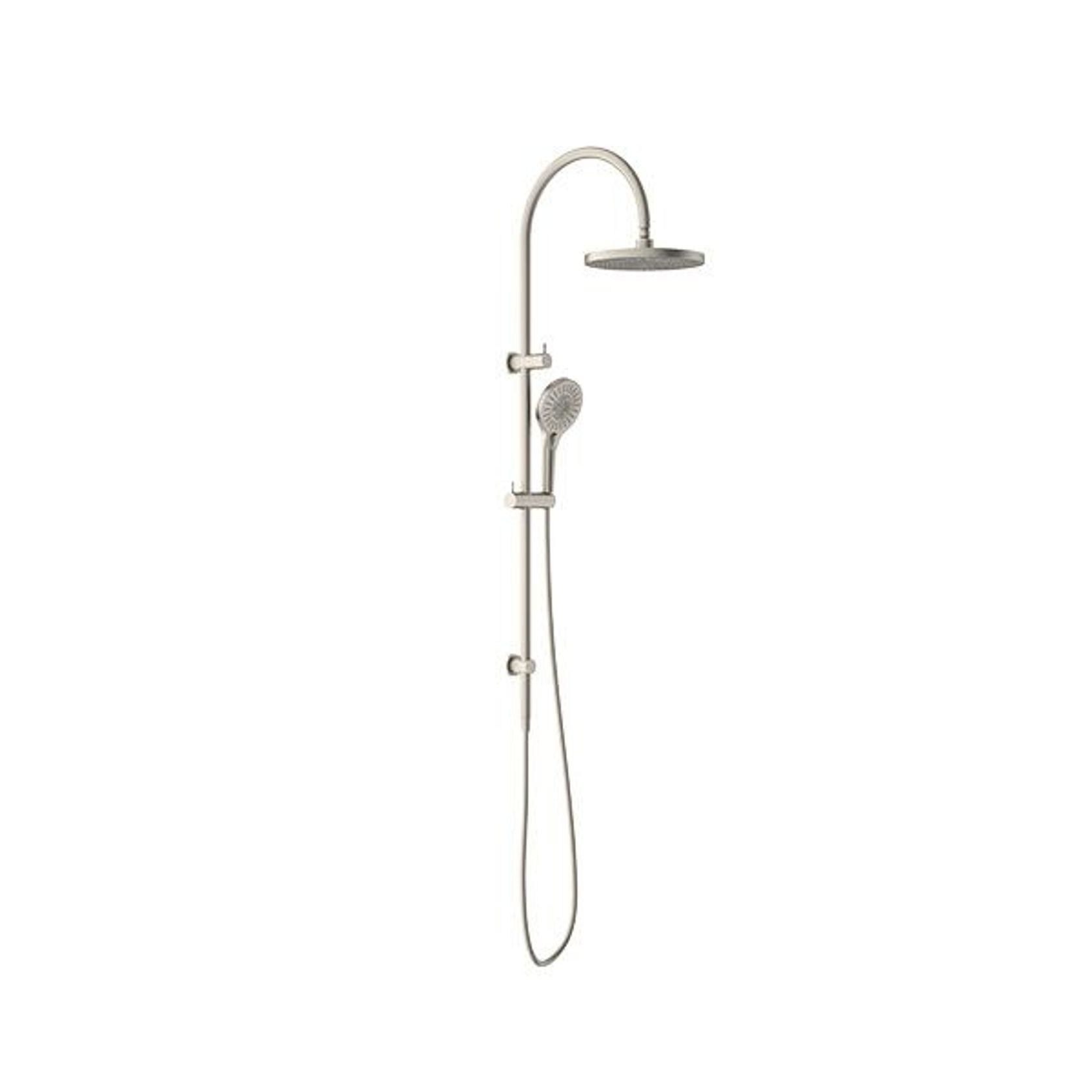 Opal Twin Shower Brushed Nickel gallery detail image