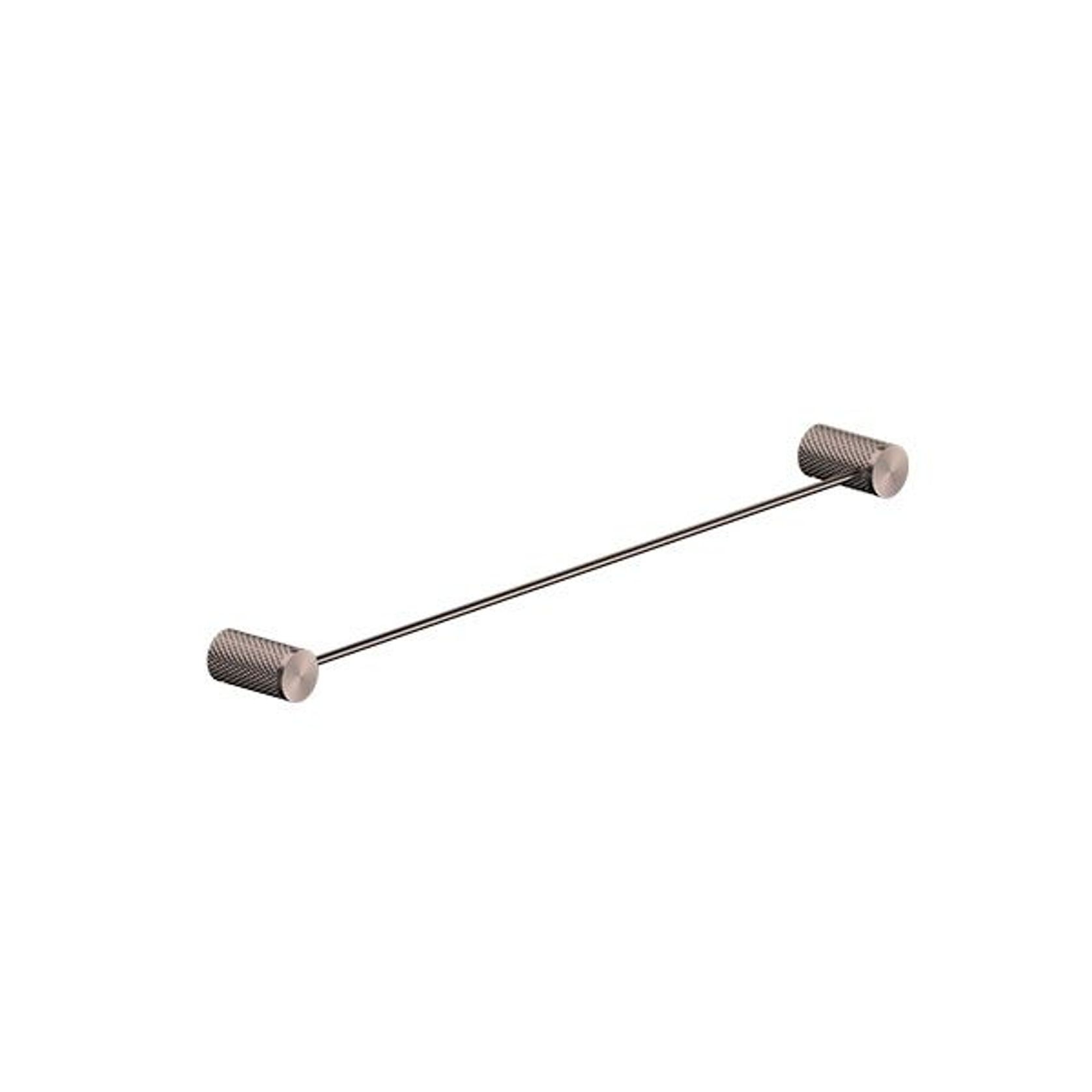 Opal Single Towel Rail 600mm Brushed Bronze gallery detail image