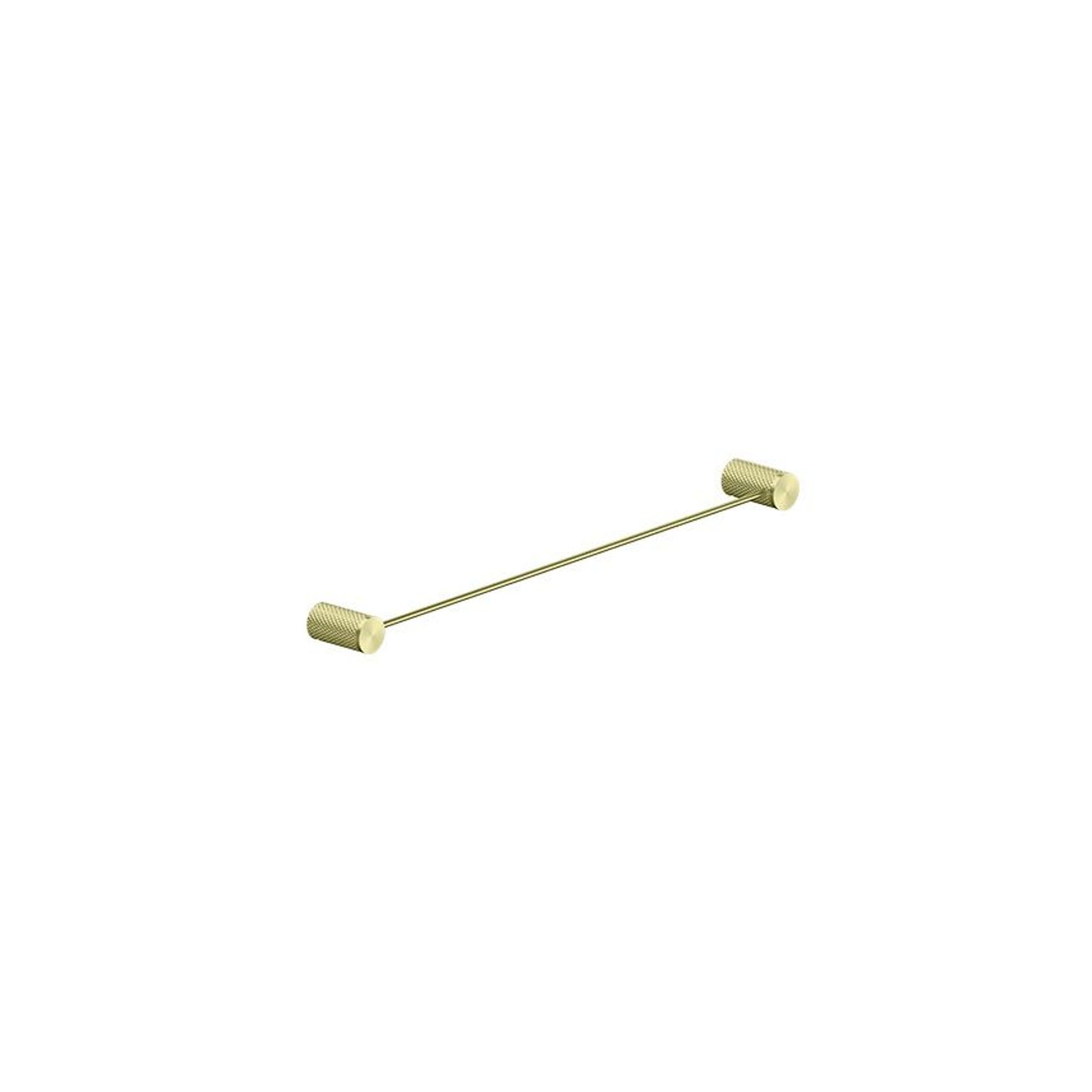 Opal Single Towel Rail 600mm Brushed Gold gallery detail image