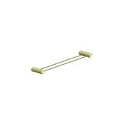 Opal Double Towel Rail 600mm Brushed Gold gallery detail image