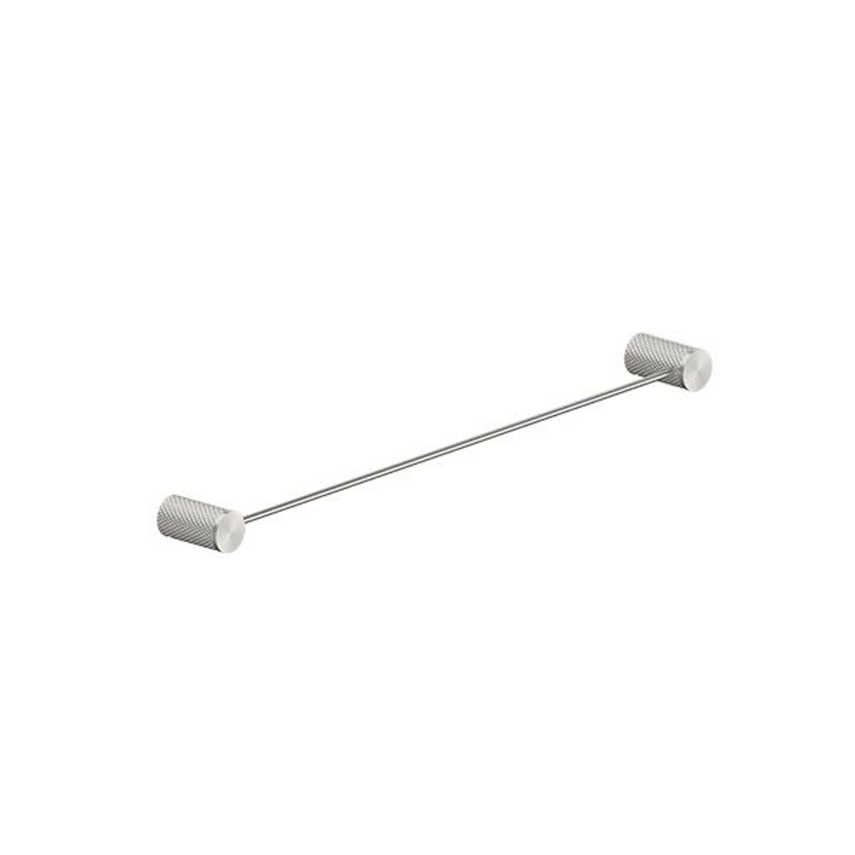 Opal Single Towel Rail 600mm Brushed Nickel gallery detail image