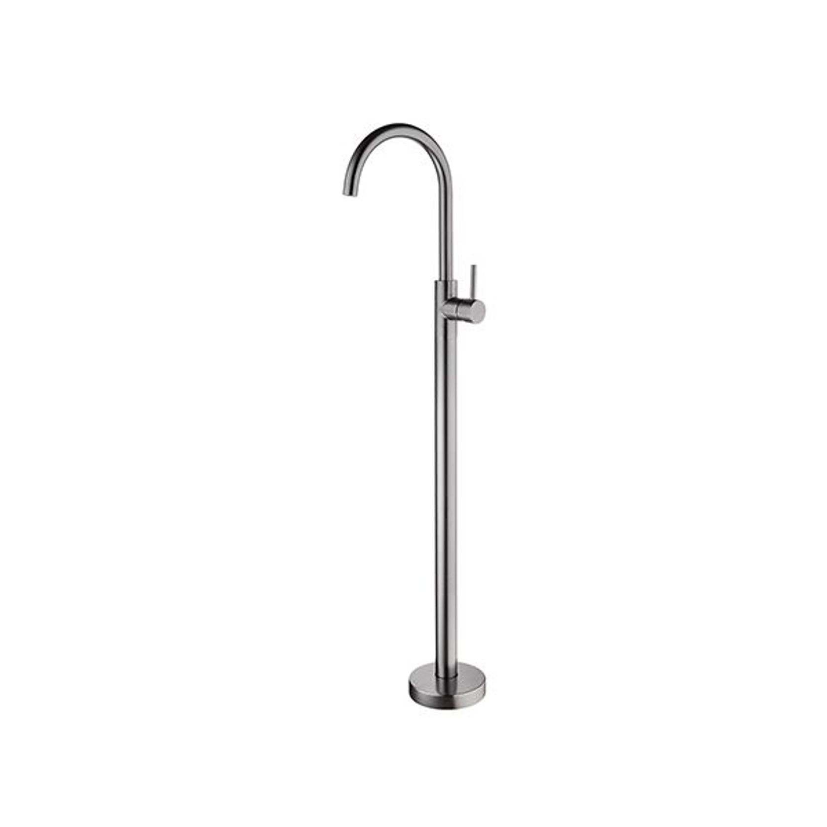 Mecca Freestanding Bath Mixer Graphite gallery detail image