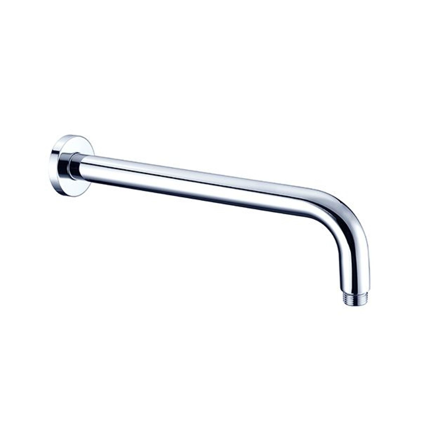 Round Shower Arm 330mm Length Chrome gallery detail image