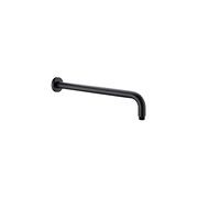 Round Shower Arm 330mm Length Matte Black gallery detail image