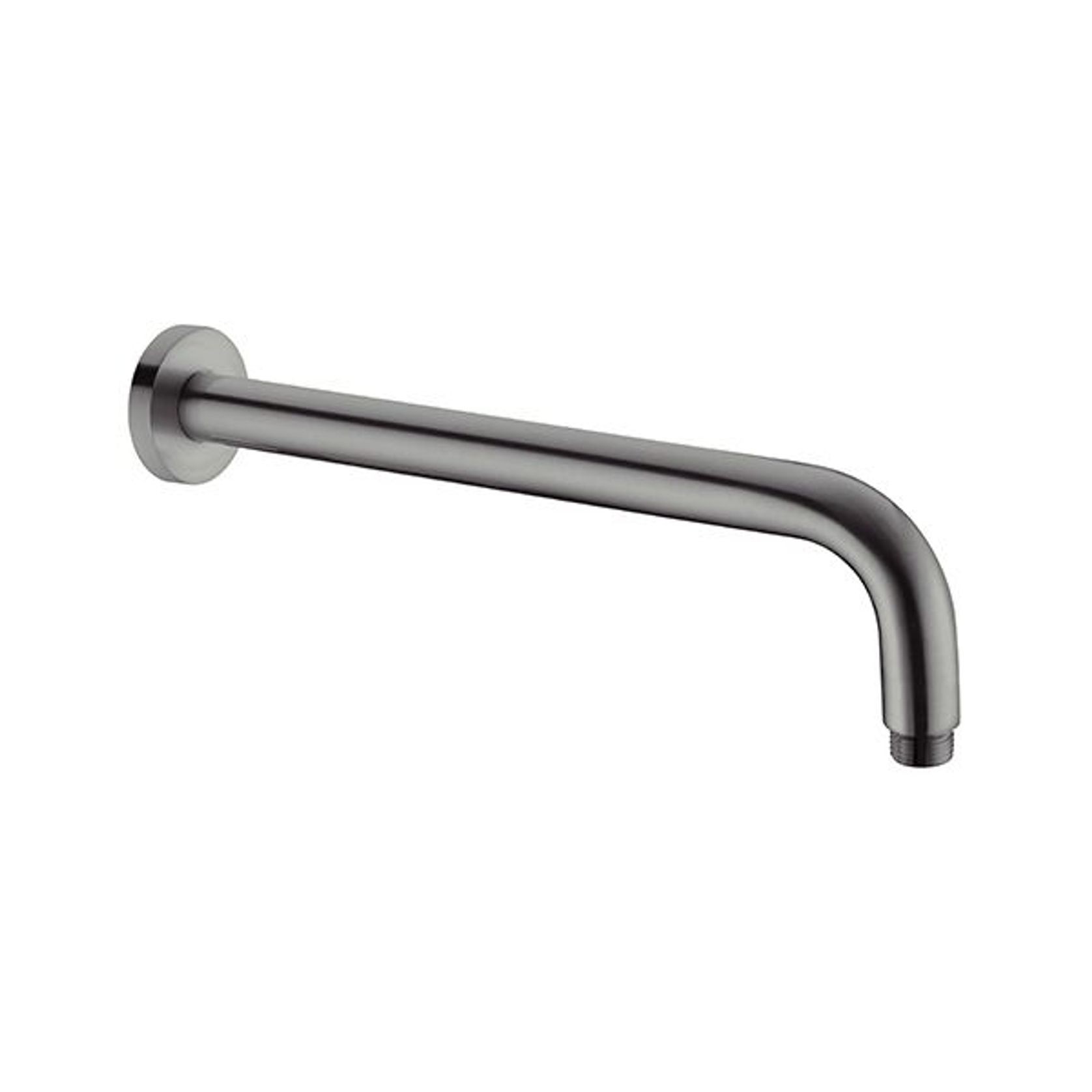 Round Shower Arm 330mm Length Graphite gallery detail image