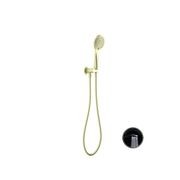 Opal Shower On Bracket With Air Shower Brushed Gold gallery detail image