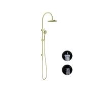 Opal Twin Shower With Air Shower Brushed Gold gallery detail image