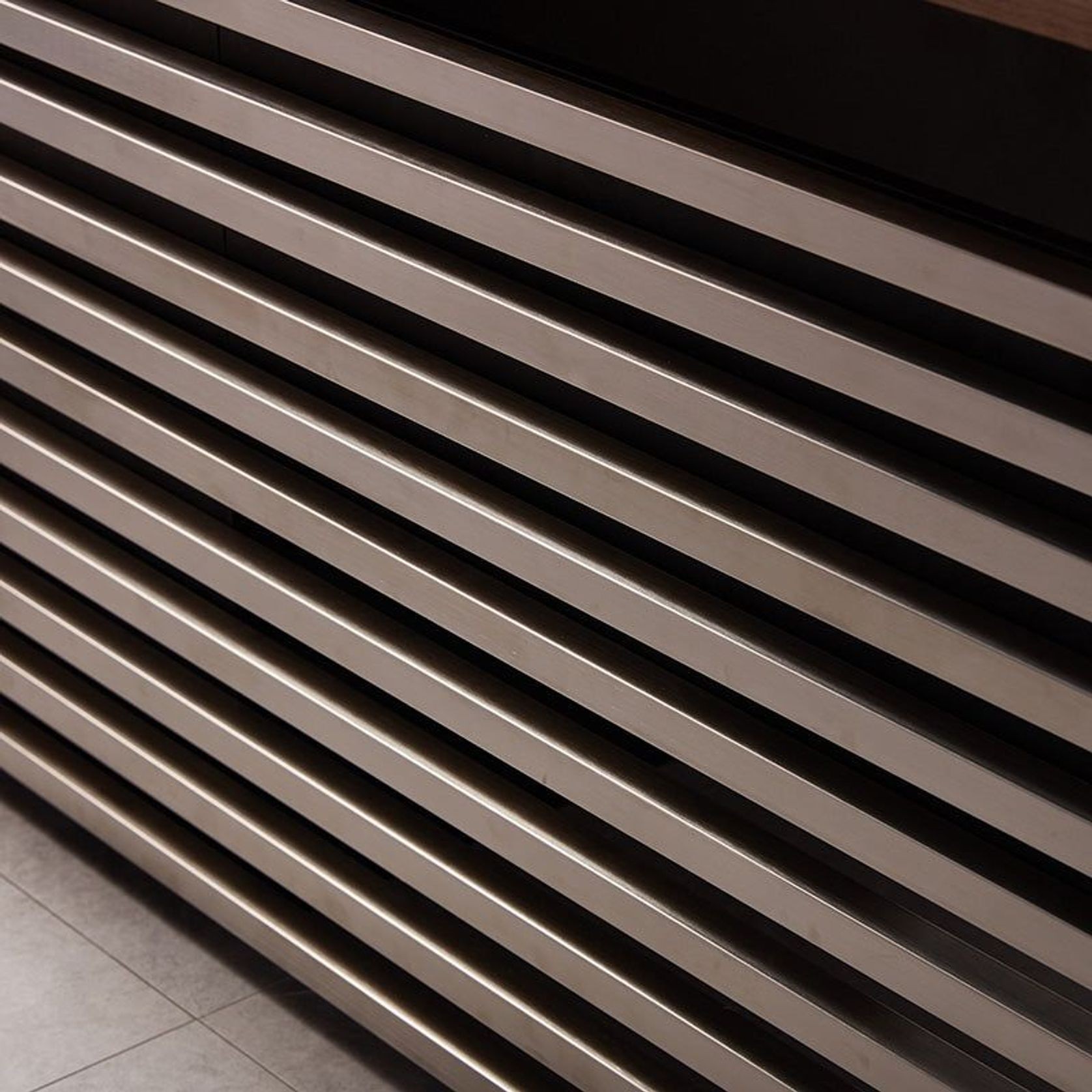 PHOENIX Executive Desk with Left Return 1.8M - Warm Oak & Black gallery detail image