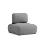 Ora One Seater Outdoor Lounge - Charcoal gallery detail image