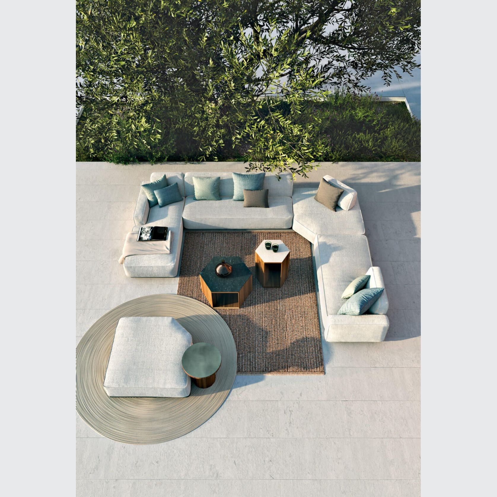 Laguna Outdoor 3 Seater Sofa by Atmosphera gallery detail image