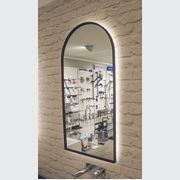 Solace Arch Black Framed Led Mirror 450X900Mm gallery detail image