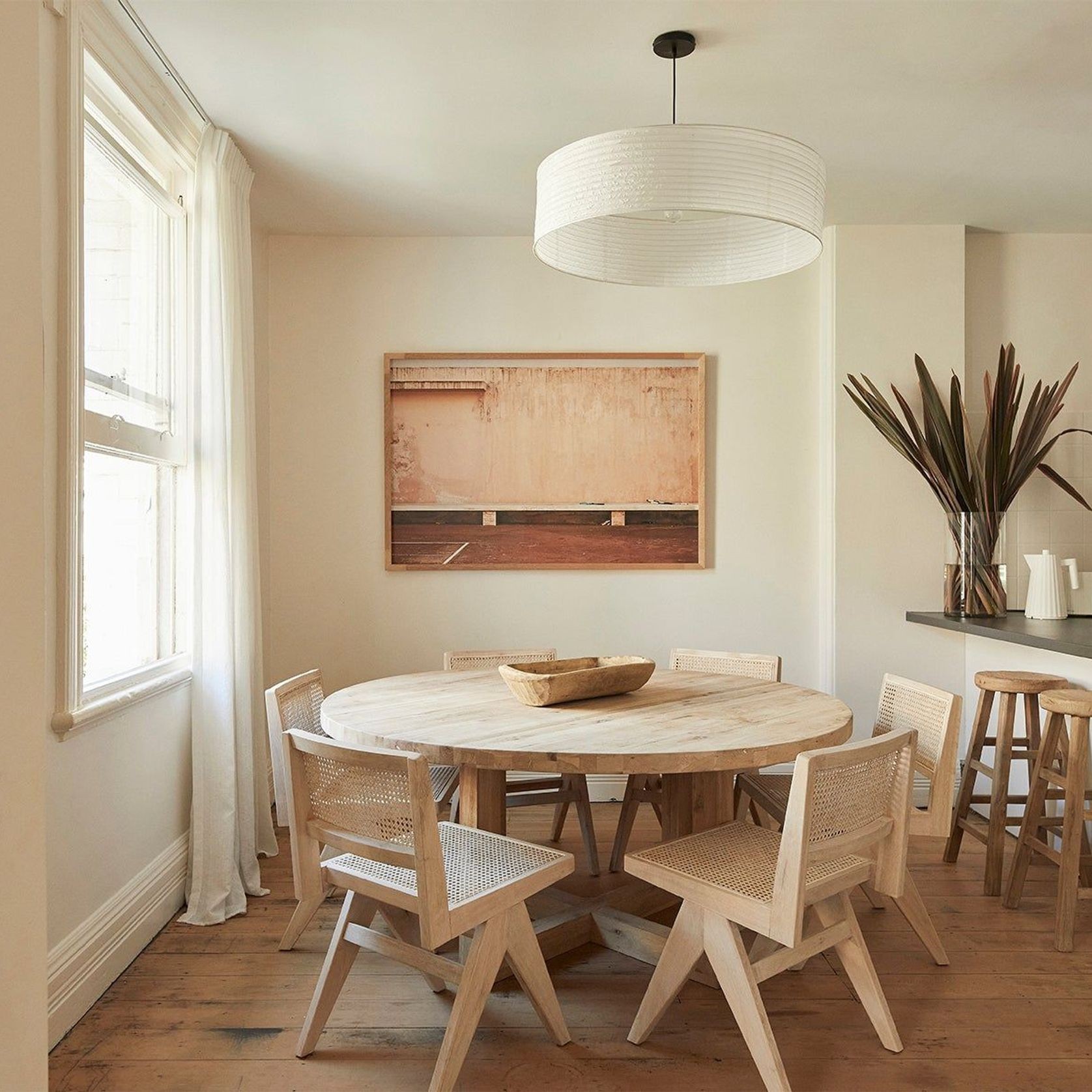 Old Elm Global Round Dining Table gallery detail image