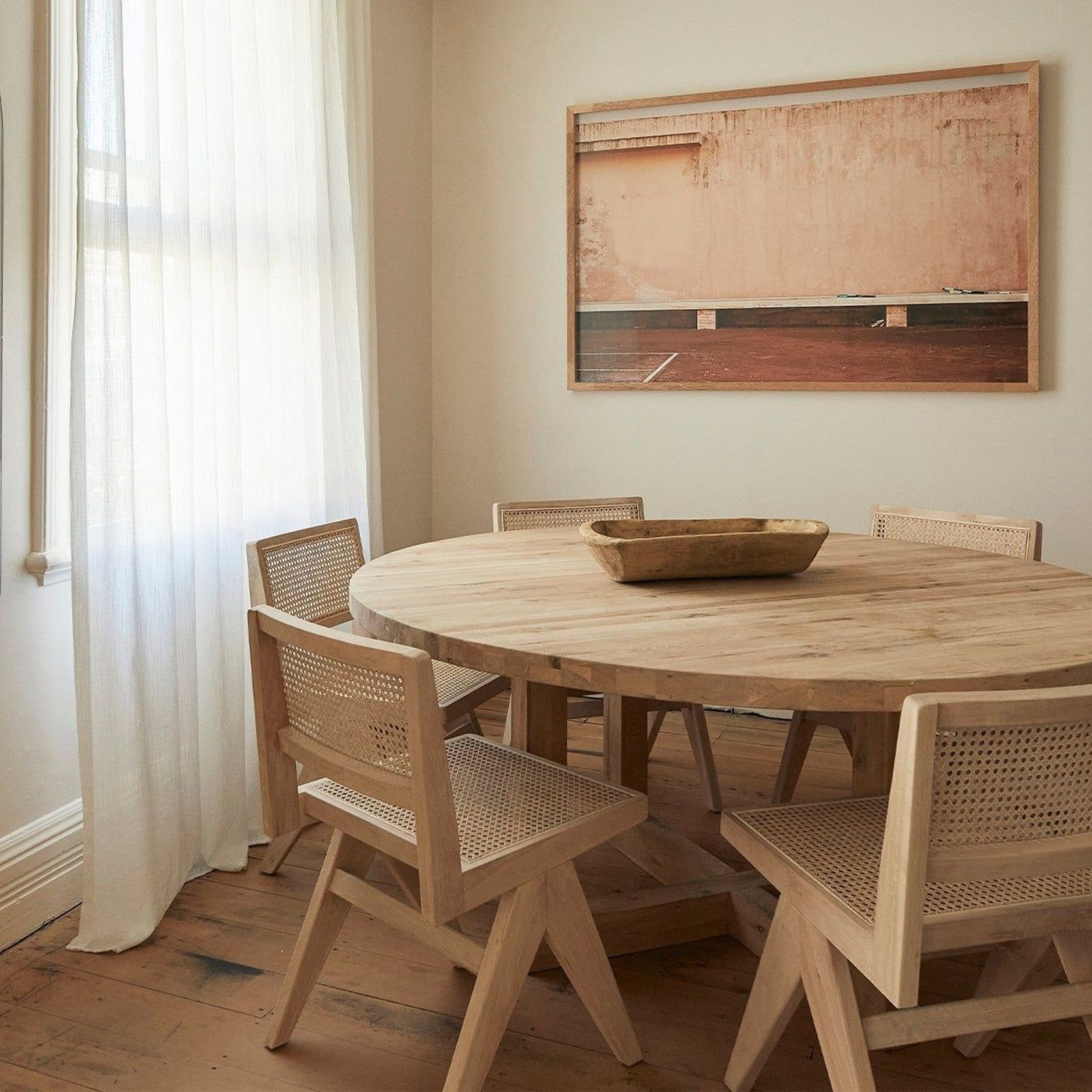 Old Elm Global Round Dining Table gallery detail image