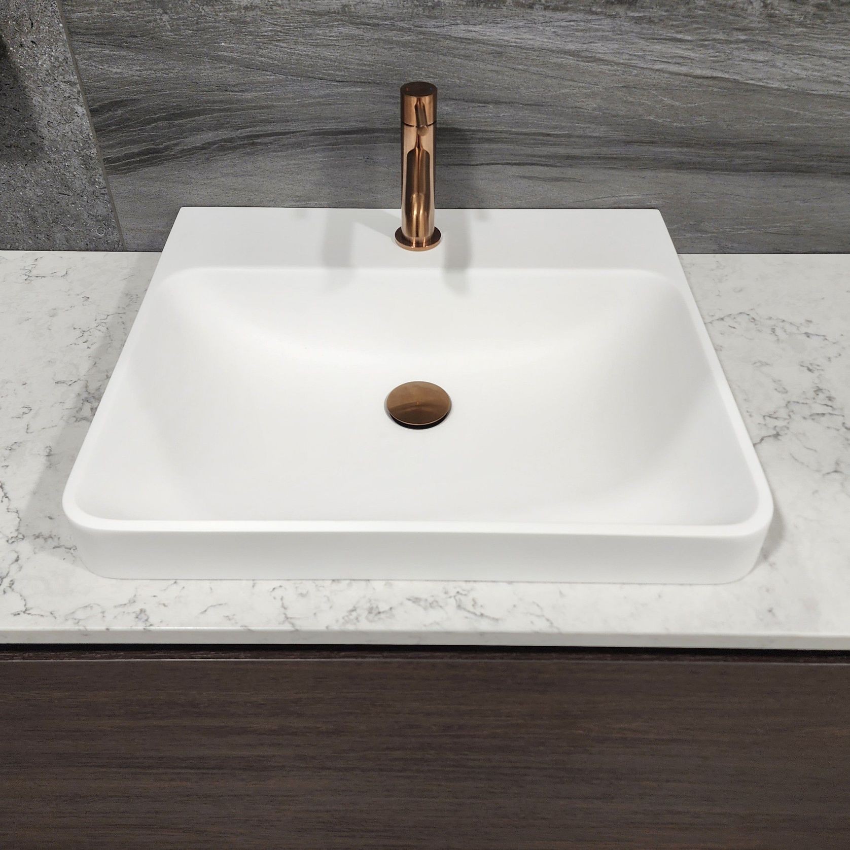 Villastone Lineare Semi-Inset Basin gallery detail image