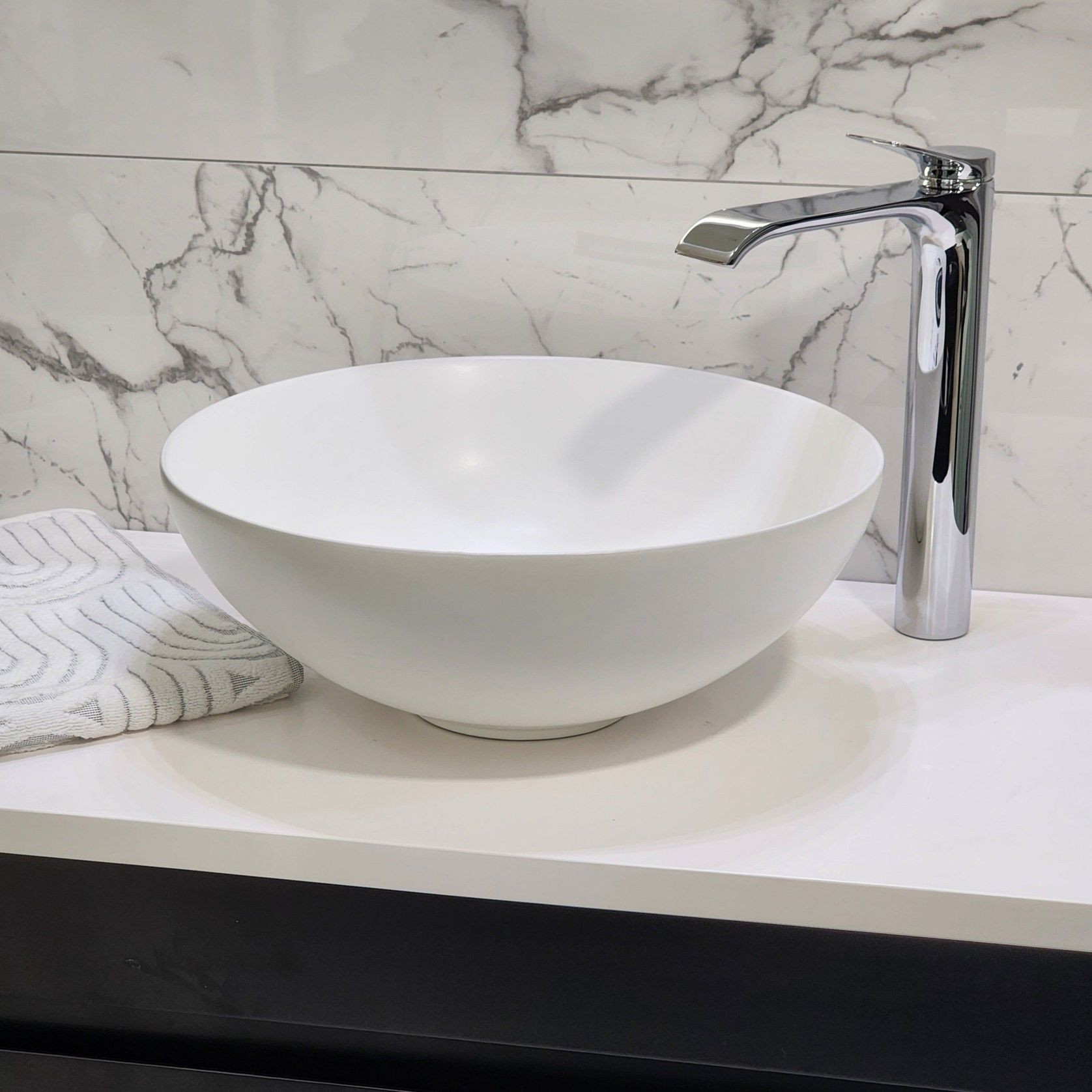 Code Pure Arc Ceramic Basin 400mm Range gallery detail image