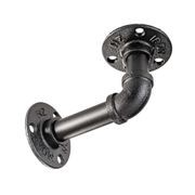 Rustic Pipe Bracket Shelf 170cm gallery detail image