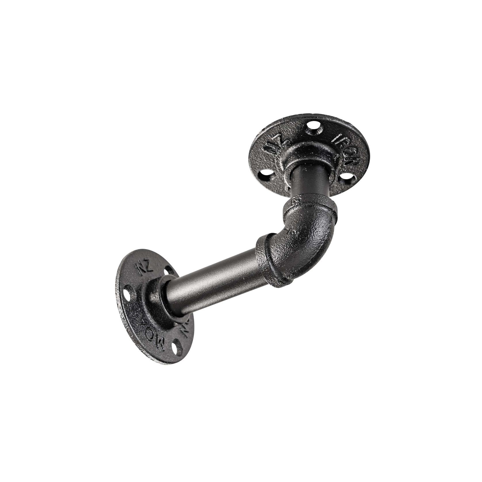 Rustic Pipe Bracket Shelf 80cm gallery detail image