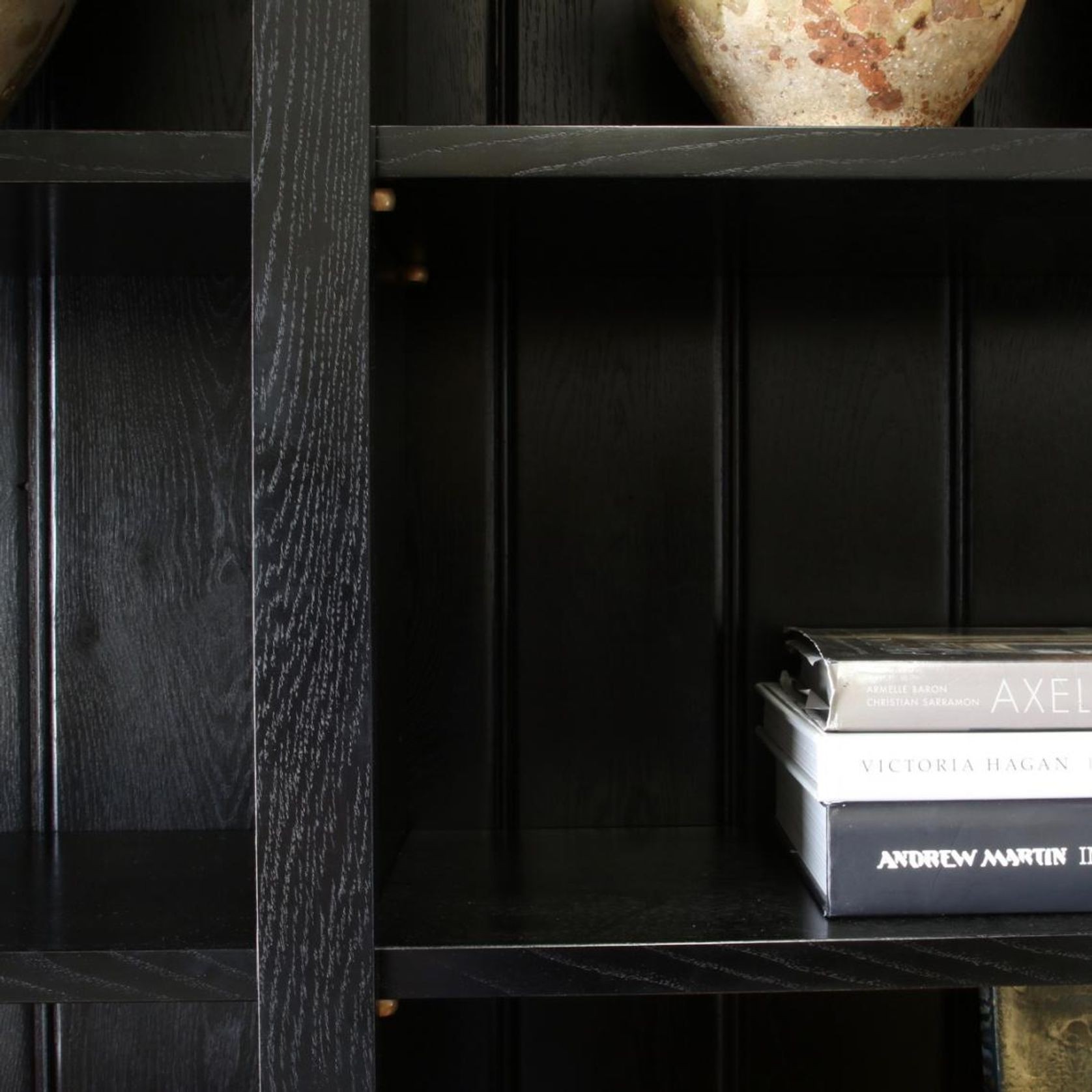 Custom Bookcase with Rail and Ladder gallery detail image