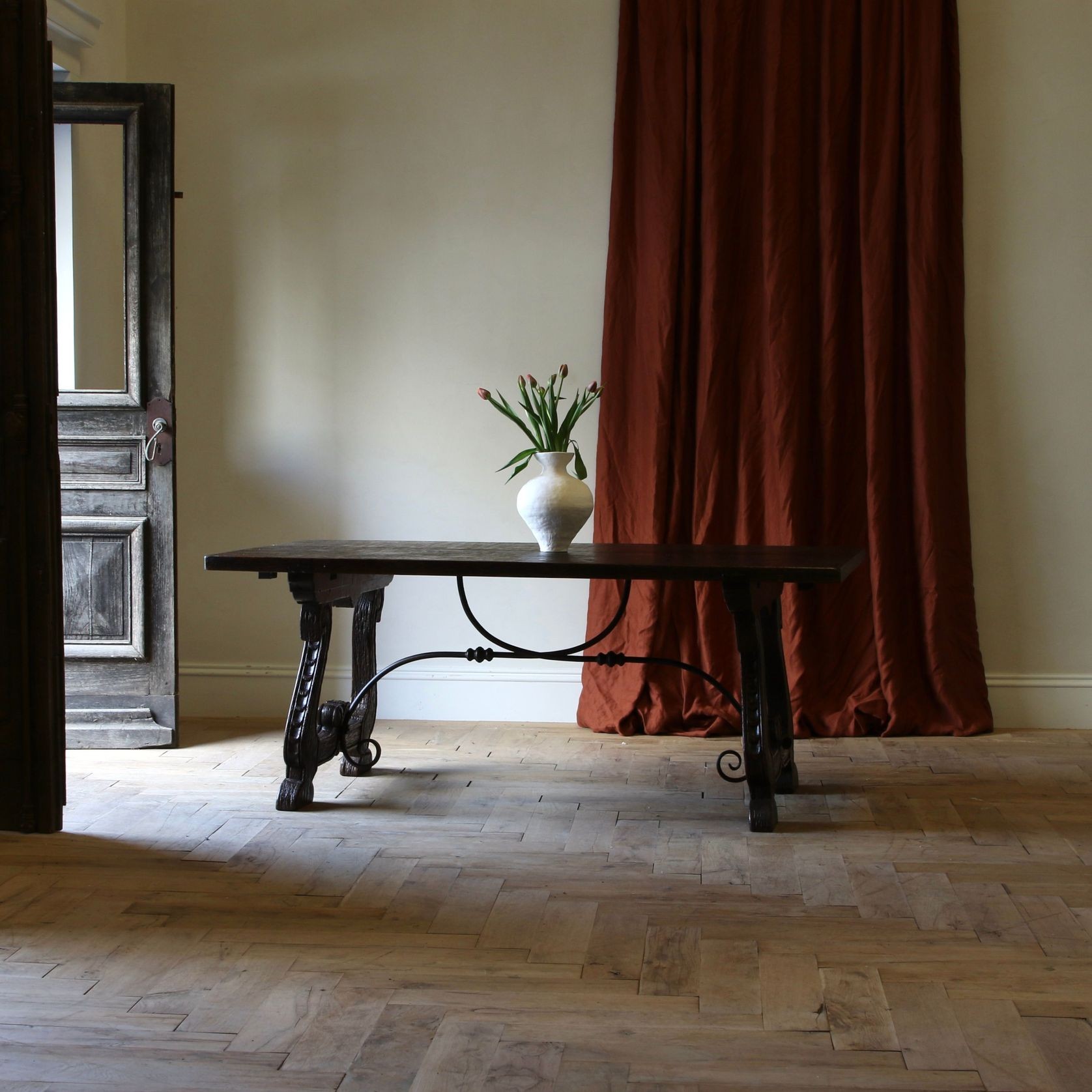 A Spanish Extending Dining Table / 1.80m - 2.99m gallery detail image