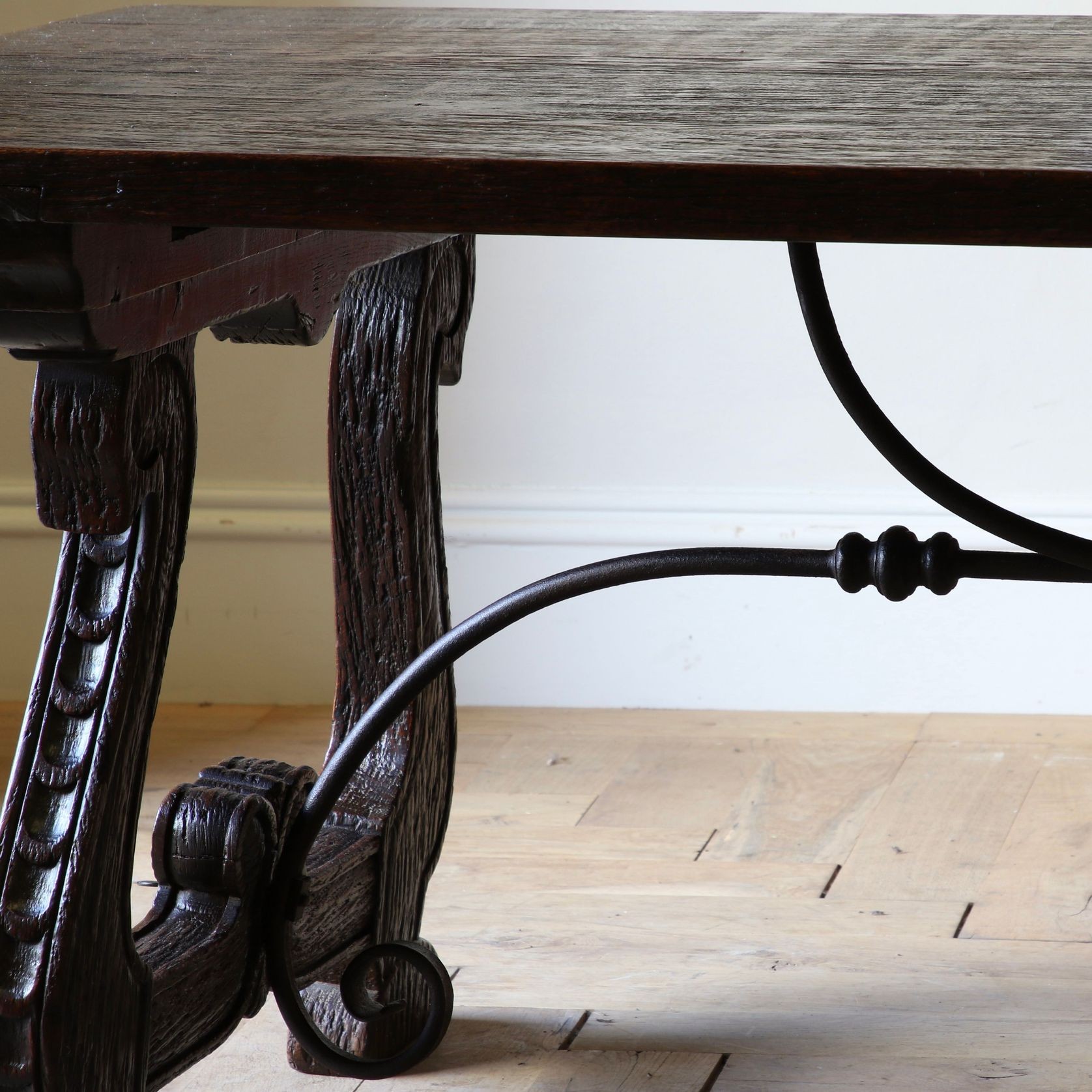 A Spanish Extending Dining Table / 1.80m - 2.99m gallery detail image