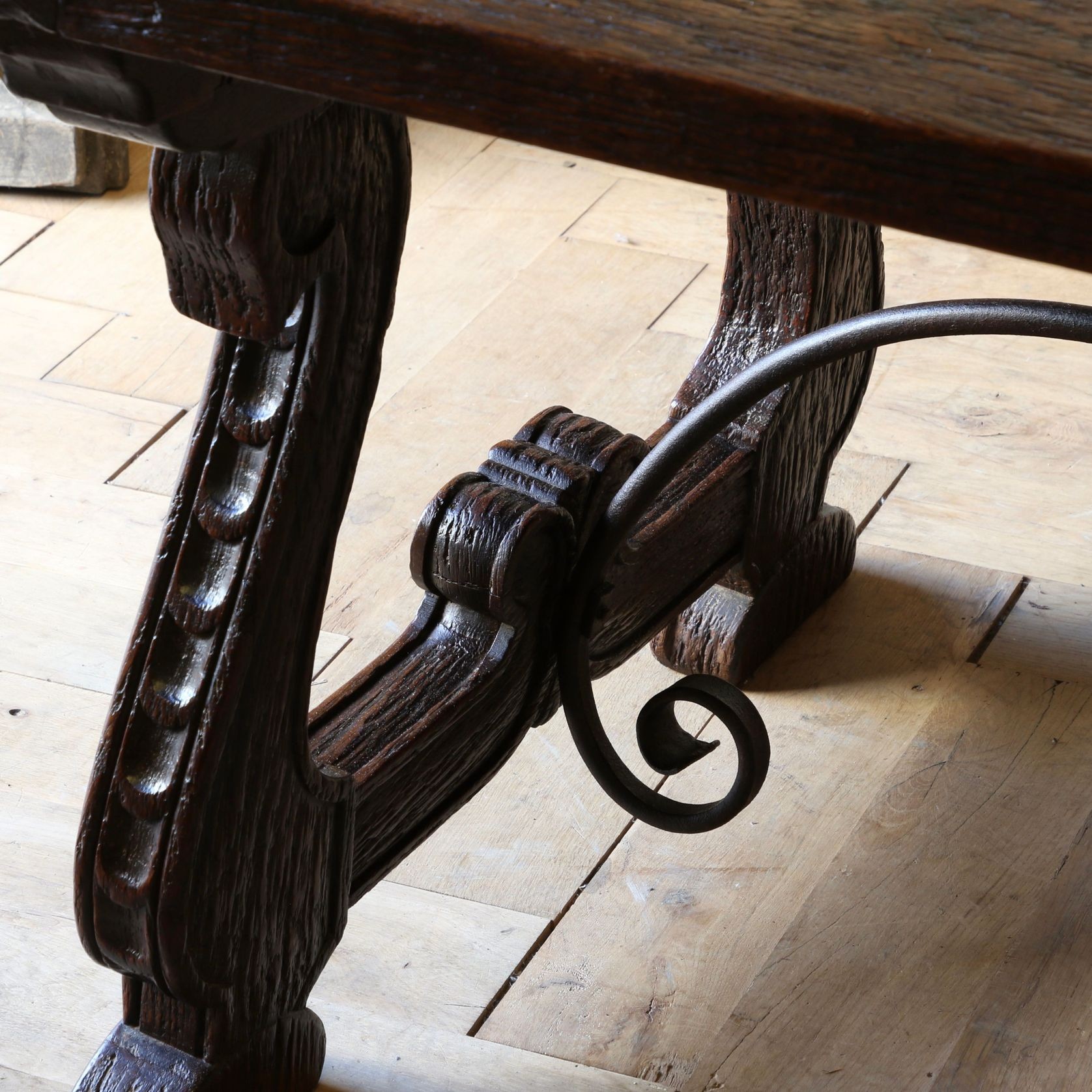 A Spanish Extending Dining Table / 1.80m - 2.99m gallery detail image