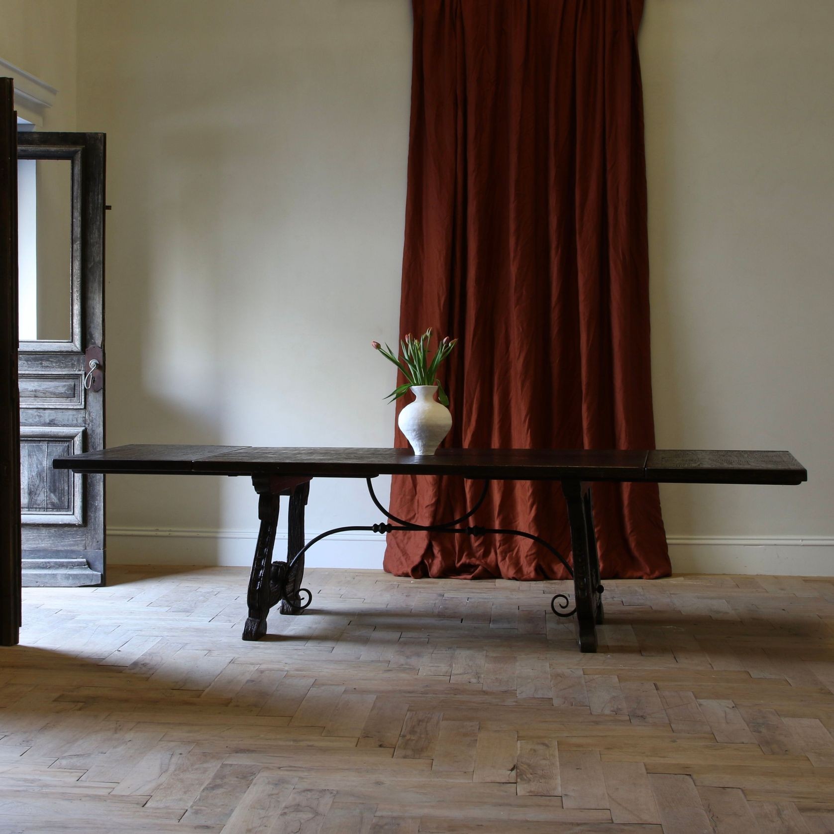 A Spanish Extending Dining Table / 1.80m - 2.99m gallery detail image