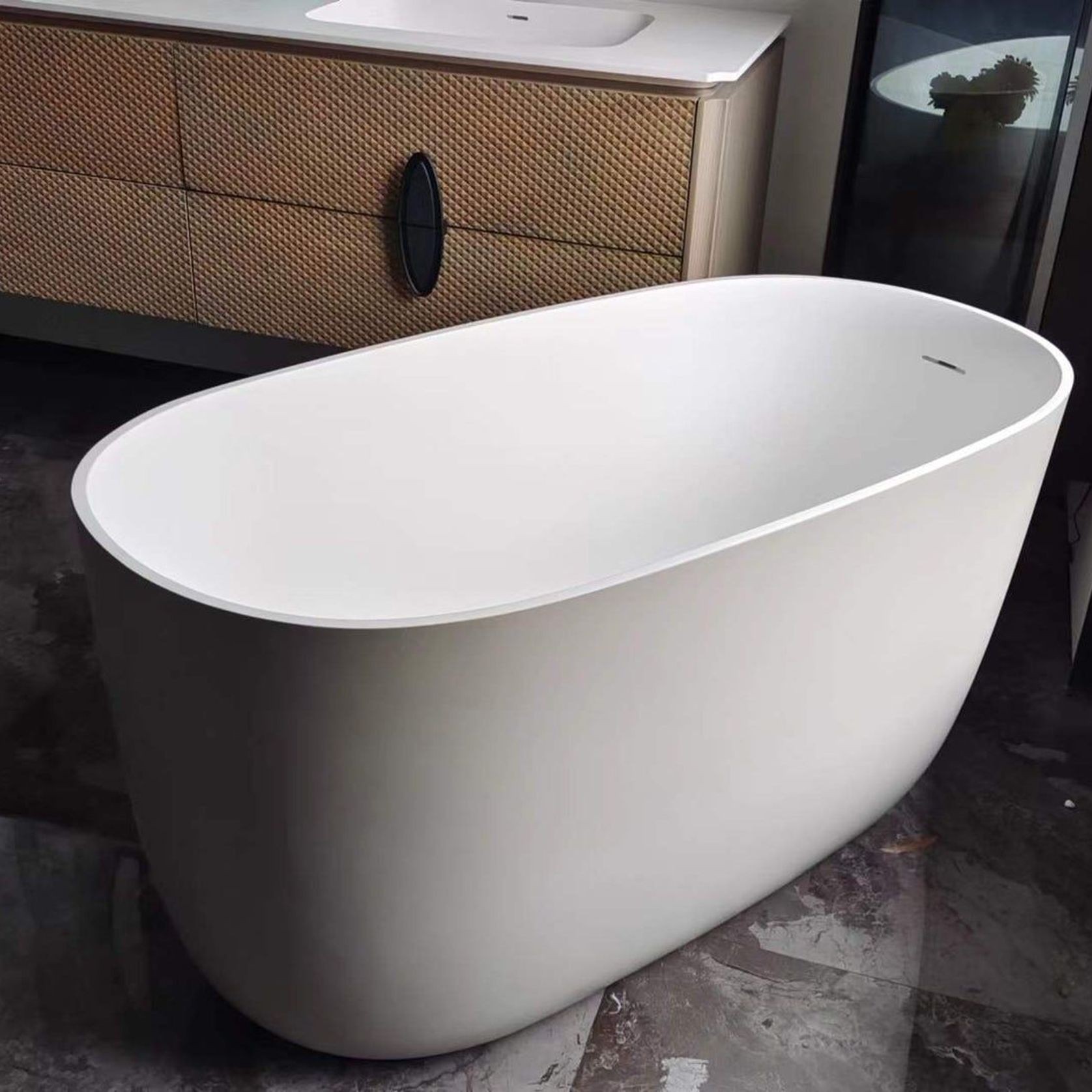 Josei Oval Japanese Soak Tub - 1200mm -MGB01 gallery detail image
