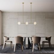 Coral Linear Rod Pendant (Six Coral Pieces) gallery detail image