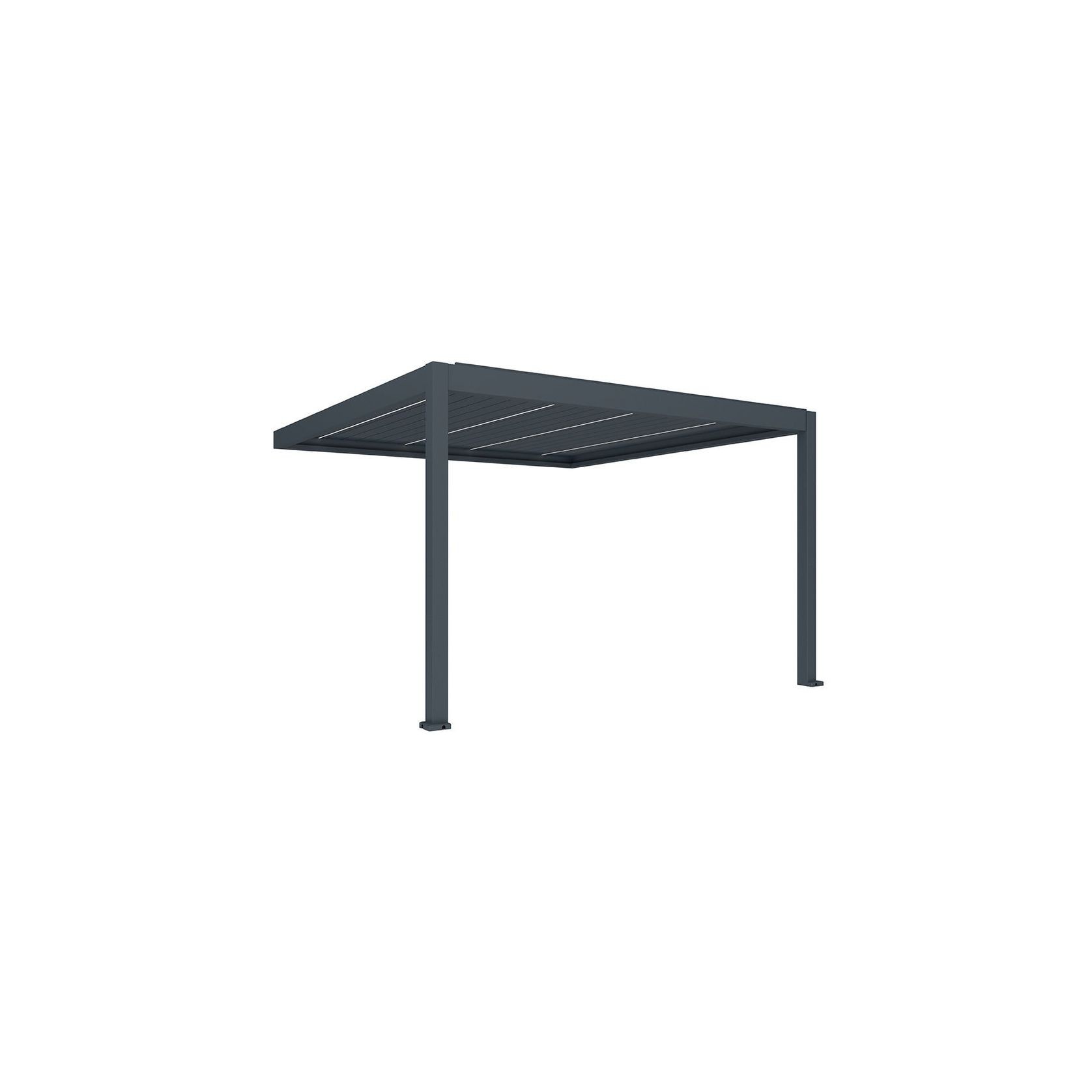 Caribbean Motorised Wall Mounted Louvre Roof Aluminium Pergola gallery detail image