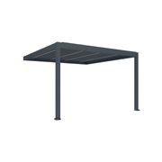 Caribbean Motorised Wall Mounted Louvre Roof Aluminium Pergola gallery detail image