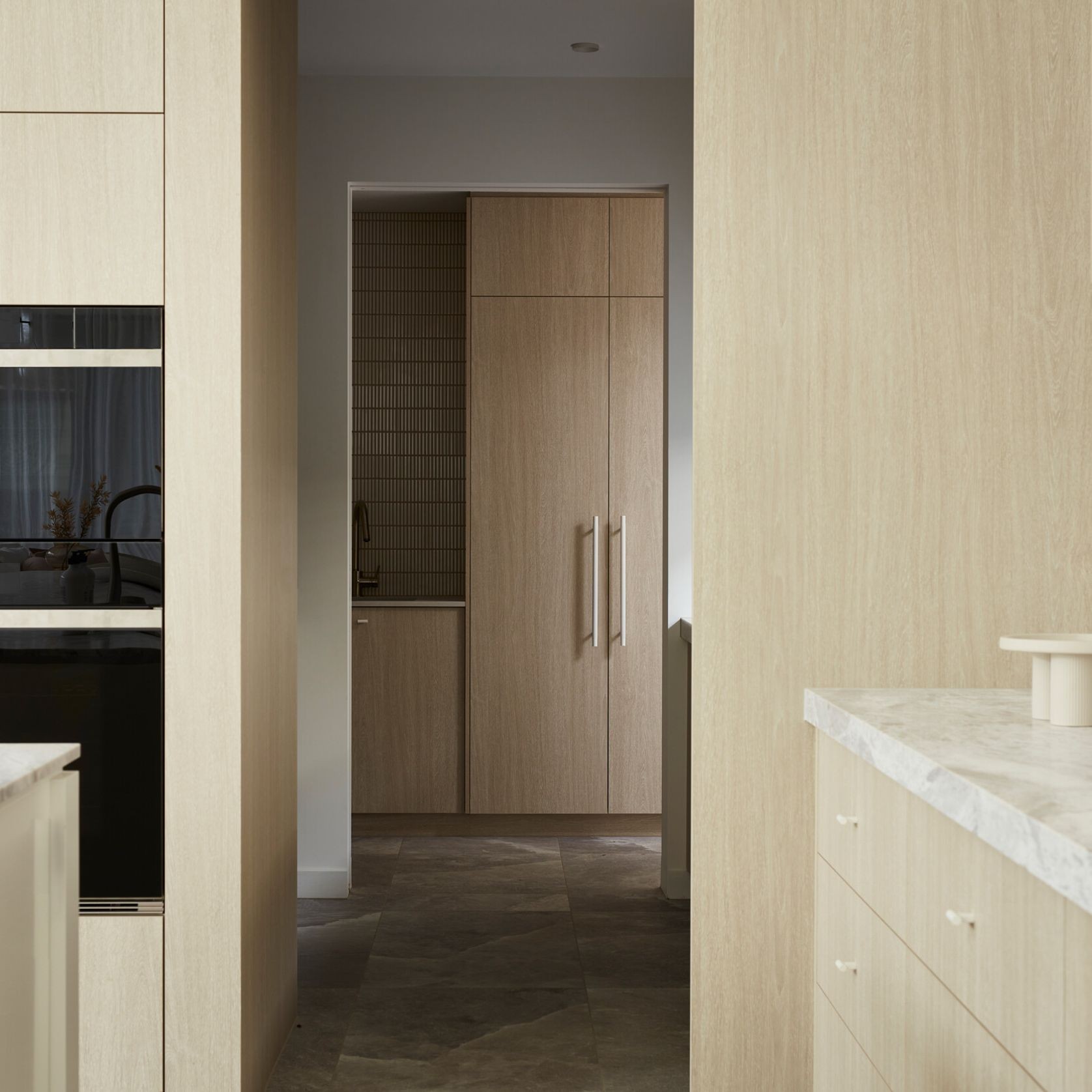 Wolf M Series Contemporary Single Oven Black Glass 76cm gallery detail image