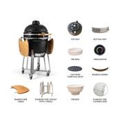 21-Inch Kamado Ceramic Charcoal Grill gallery detail image