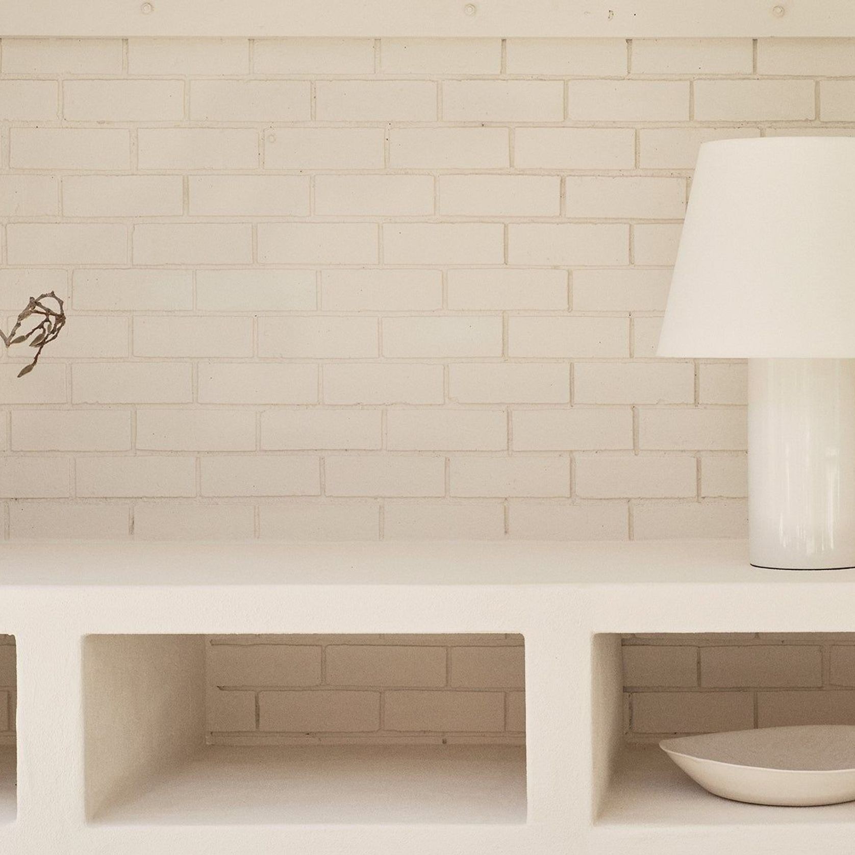 Jean De White Lamp - Small gallery detail image