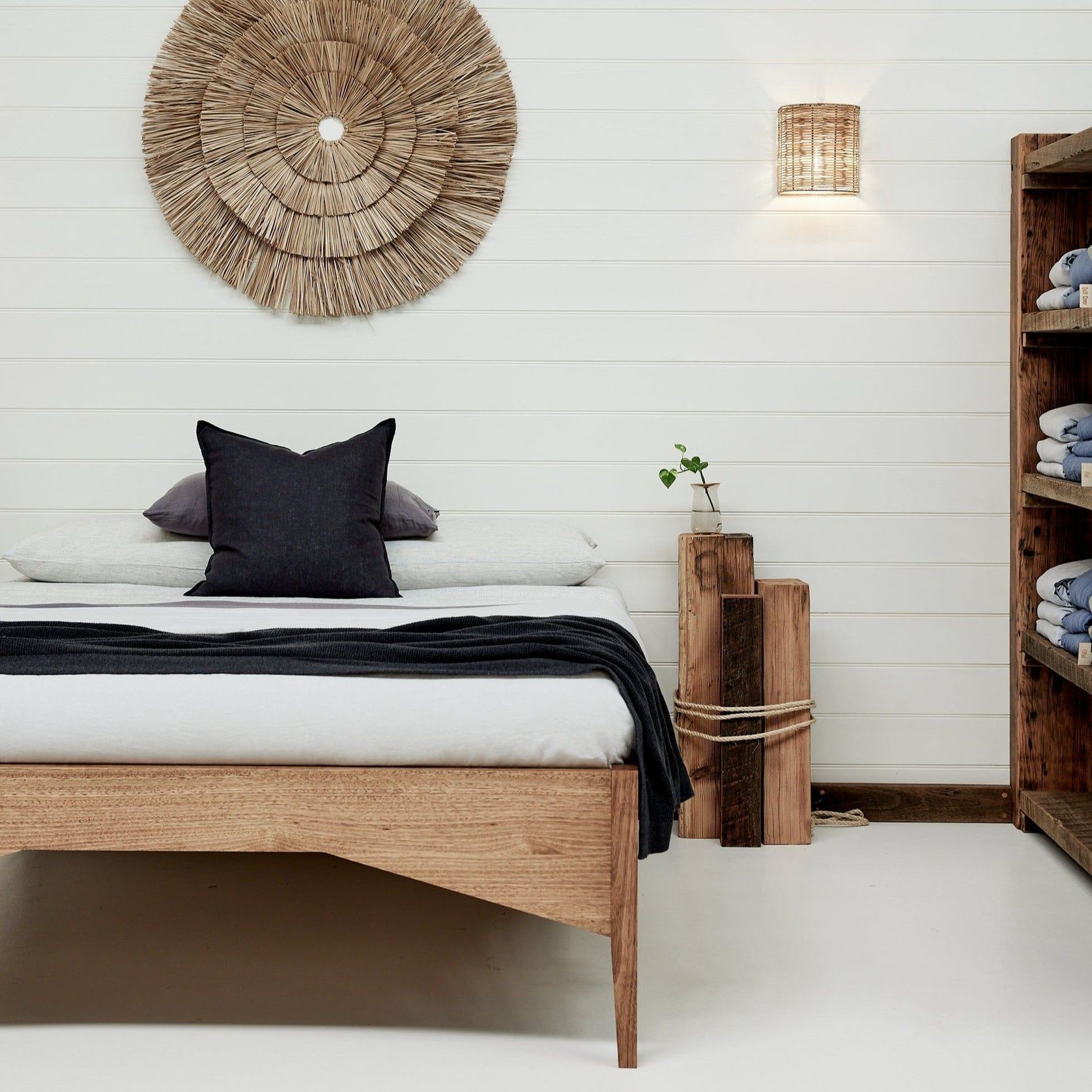 Archie Timber Bed Frame gallery detail image