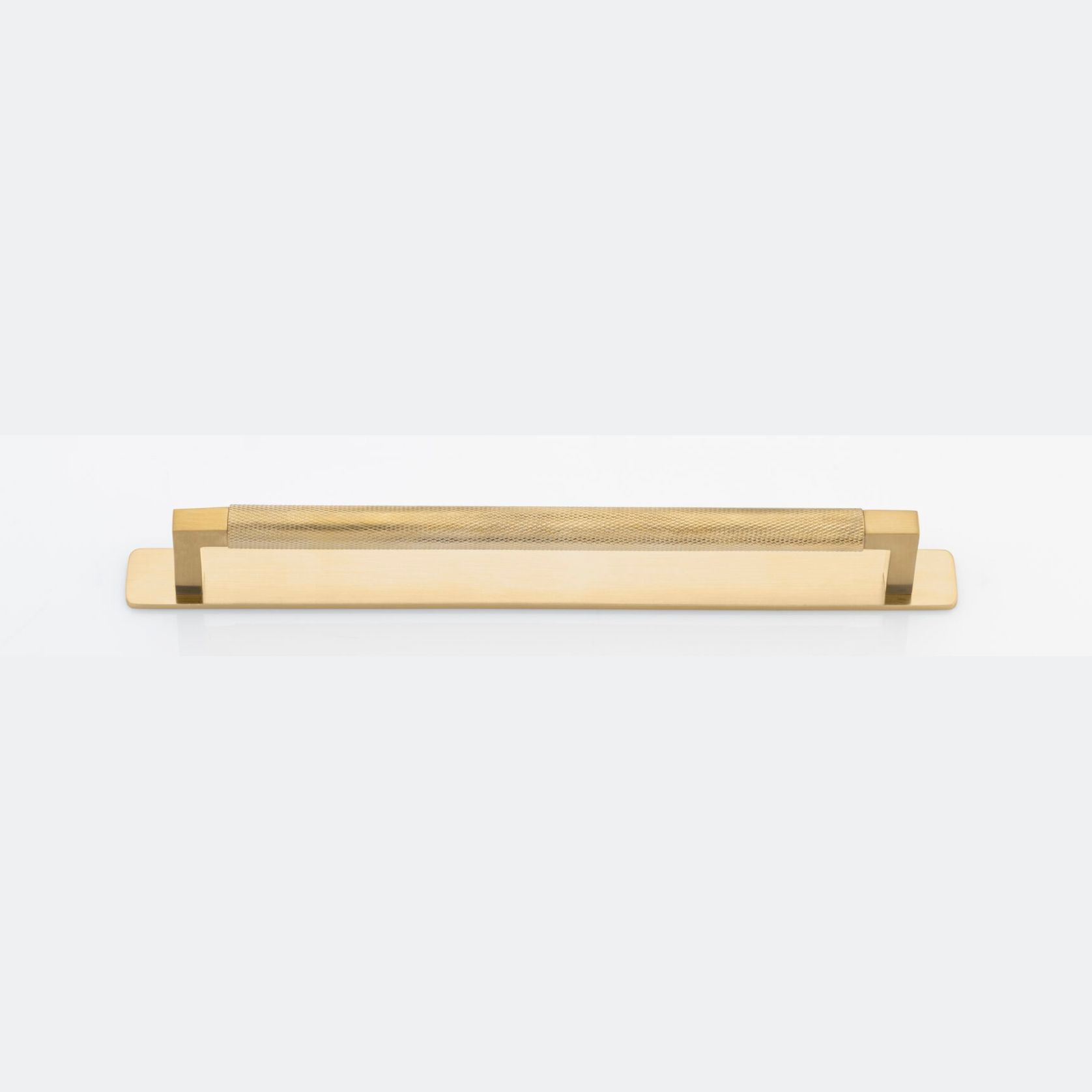Brunswick Cabinet Pull with Backplate  - CTC256mm gallery detail image