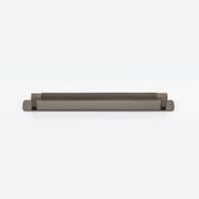Brunswick Cabinet Pull with Backplate  - CTC256mm gallery detail image