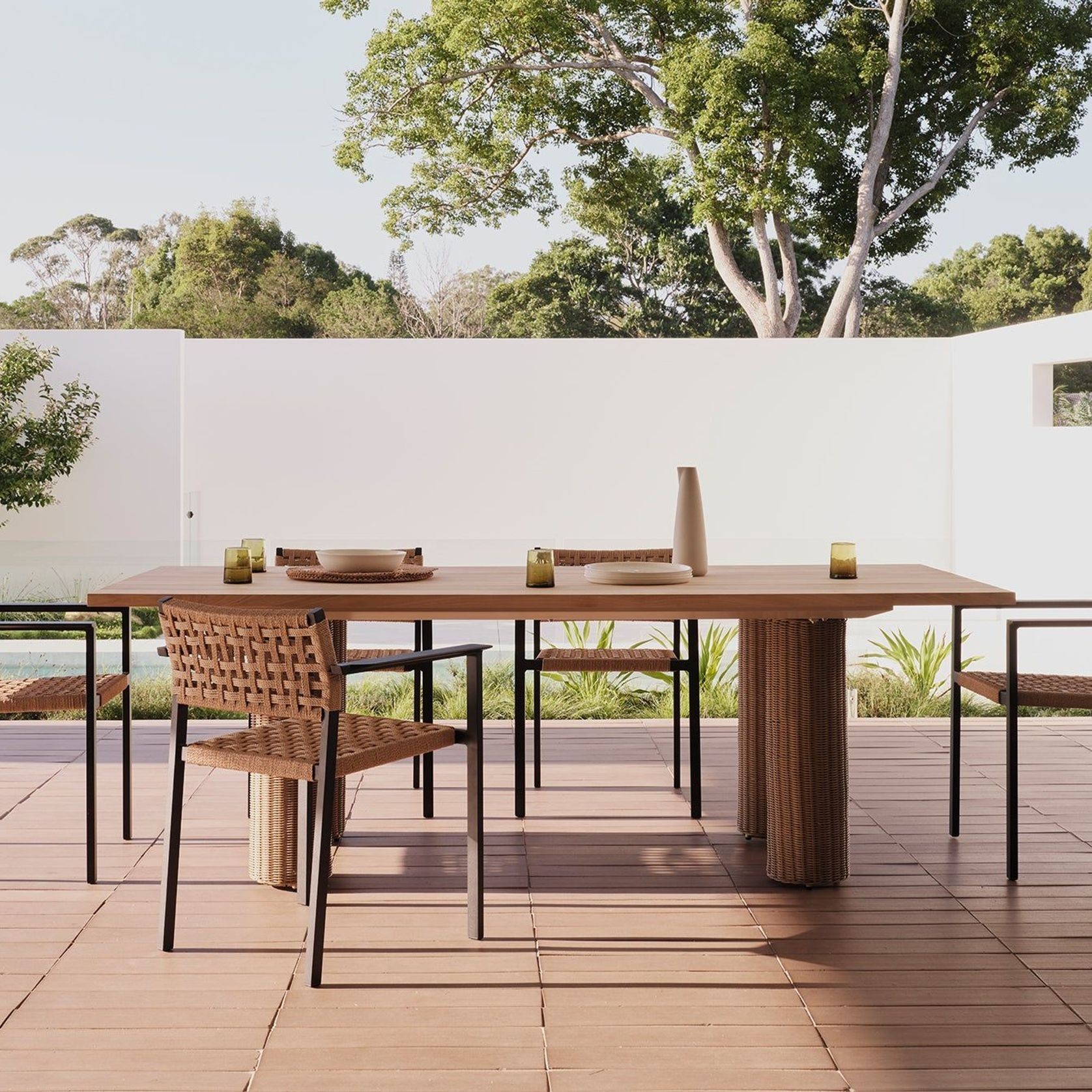 Outdoor Banga Rectangular Dining Table gallery detail image