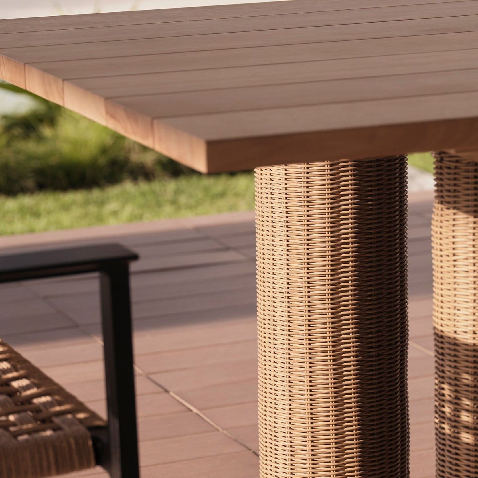 Outdoor Banga Rectangular Dining Table gallery detail image