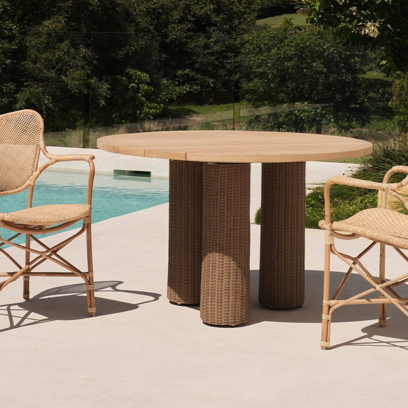 Outdoor Banga Round Dining Table gallery detail image