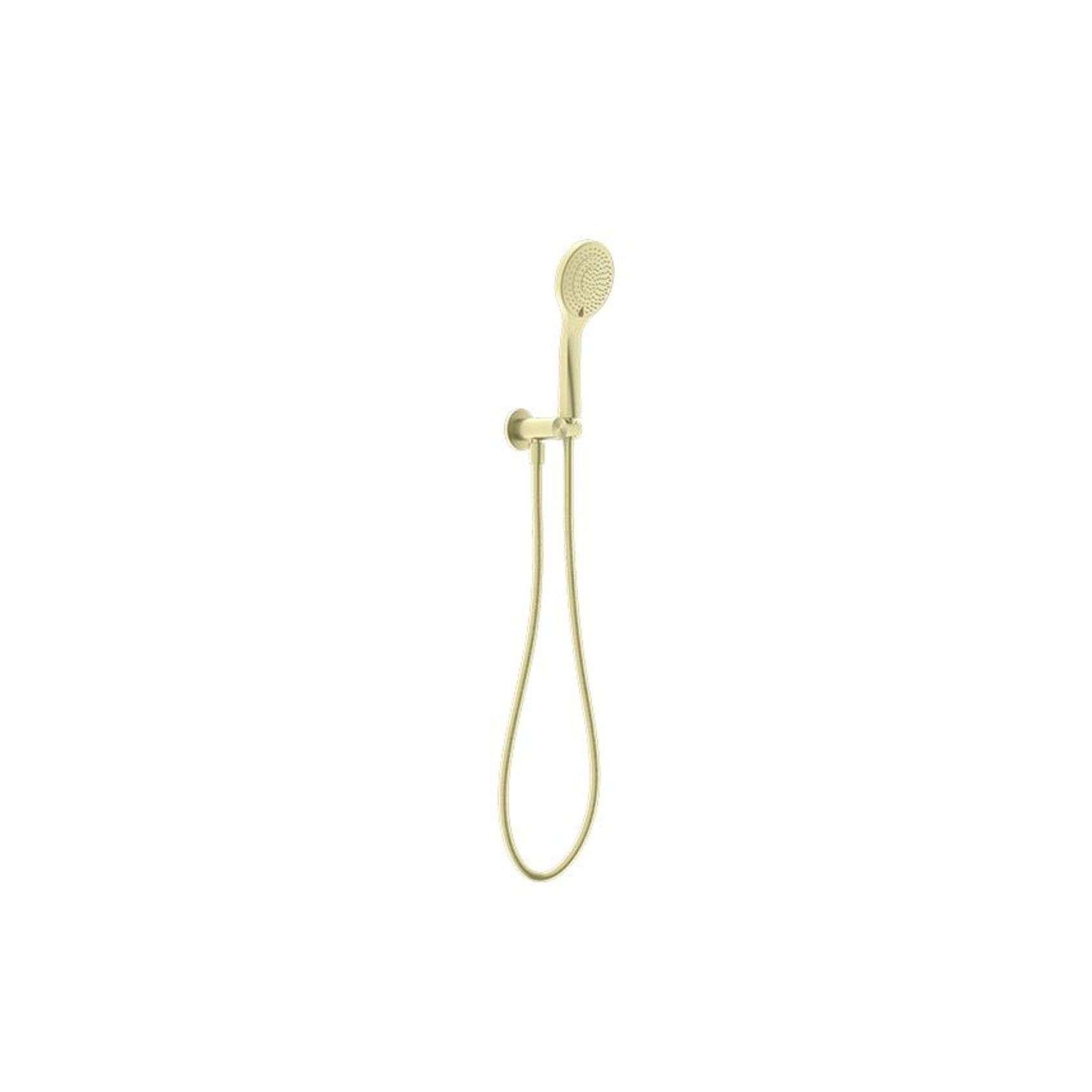 Mecca Shower On Bracket With Air Shower Brushed Gold gallery detail image