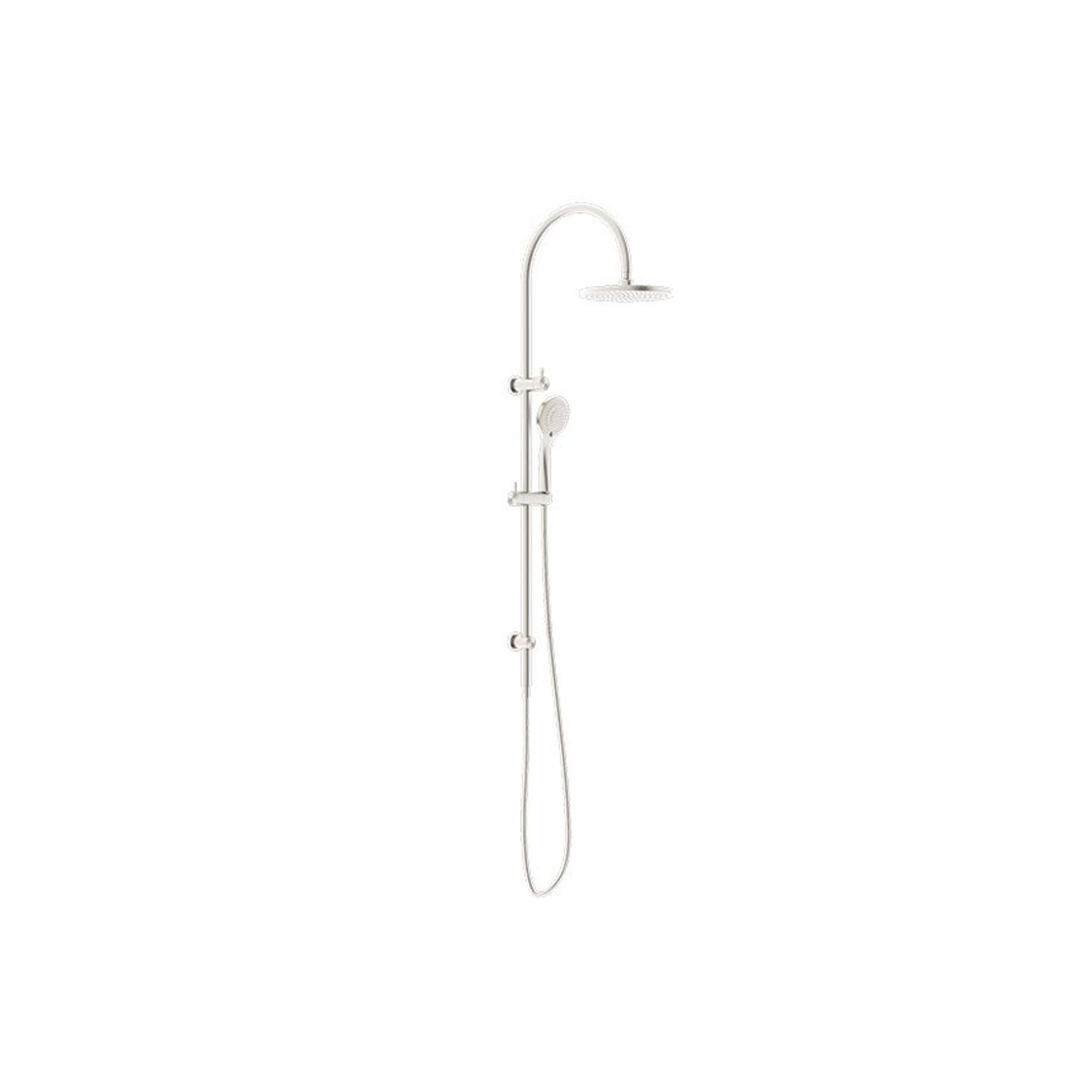 Mecca Twin Shower With Air Shower Brushed Nickel gallery detail image