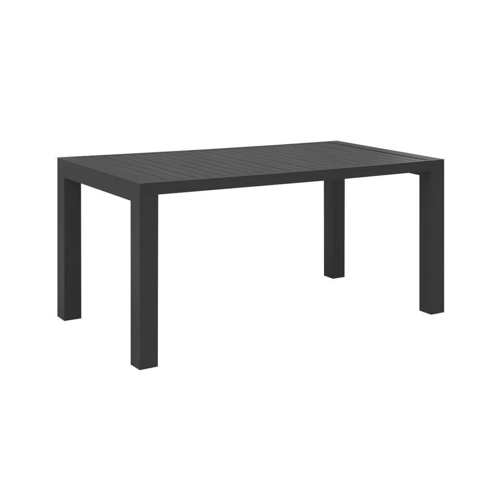 Cirrus Aluminium Outdoor Patio Dining Table 160 X 80cm gallery detail image