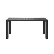 Cirrus Aluminium Outdoor Patio Dining Table 160 X 80cm gallery detail image
