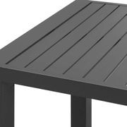 Cirrus Aluminium Outdoor Patio Dining Table 160 X 80cm gallery detail image