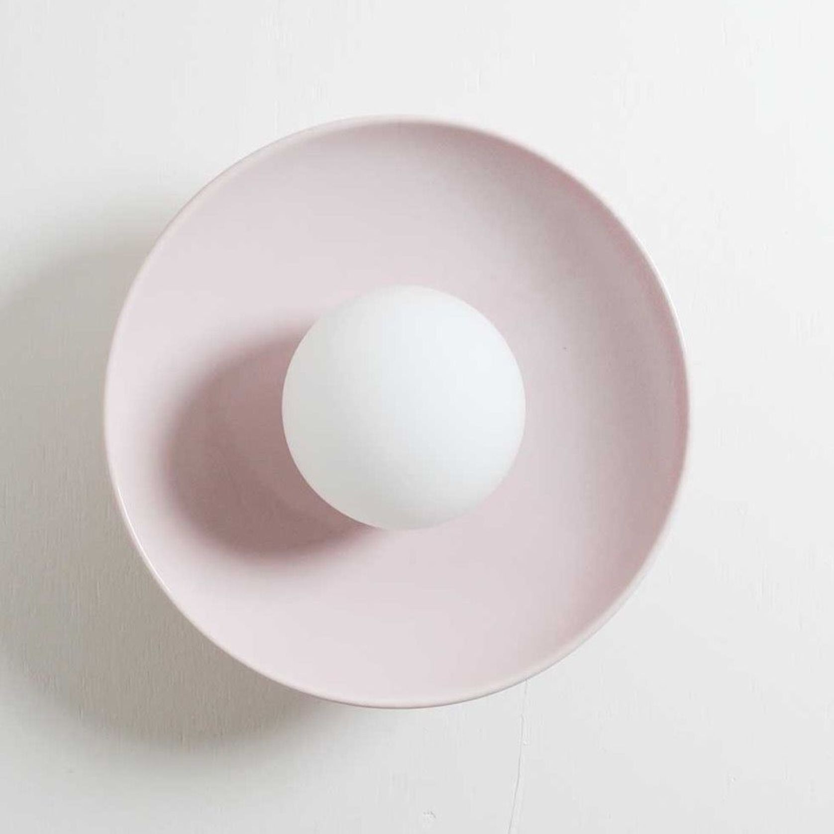 Ceramic Wall Dish Sconce Light gallery detail image
