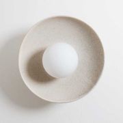 Ceramic Wall Dish Sconce Light gallery detail image