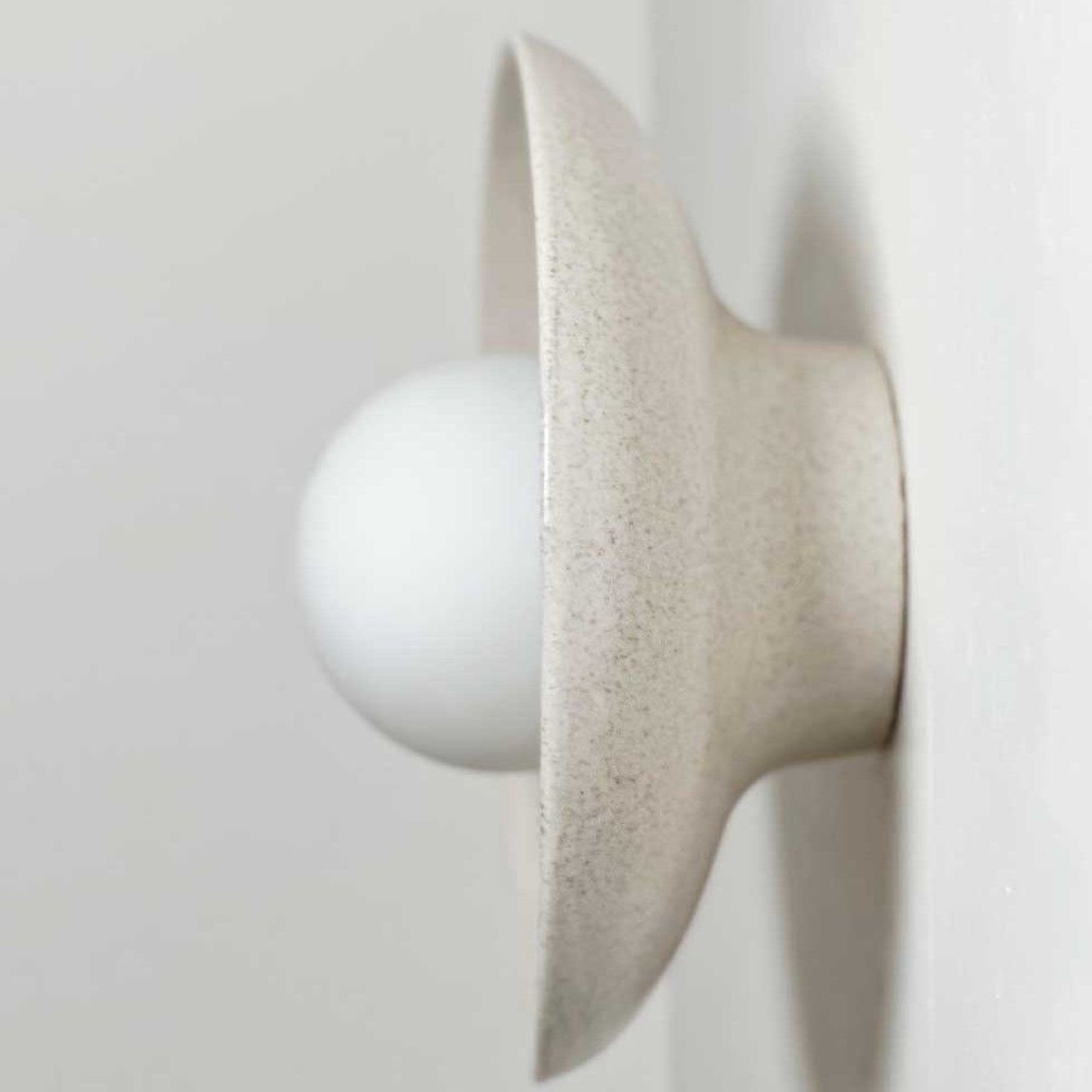 Ceramic Wall Dish Sconce Light gallery detail image
